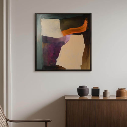 Asmara - Square Framed Abstract Print