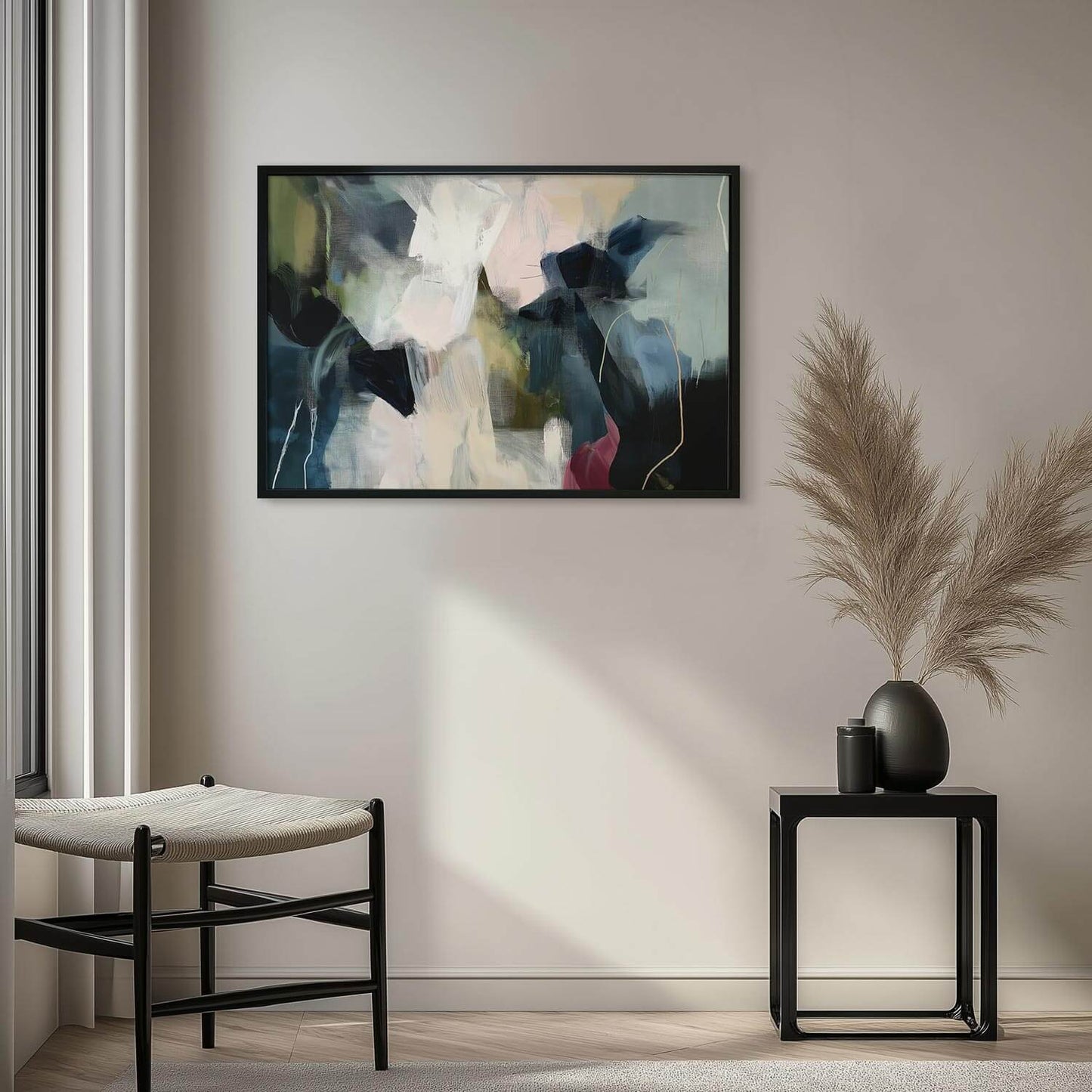 Nicosia - Framed Abstract Print