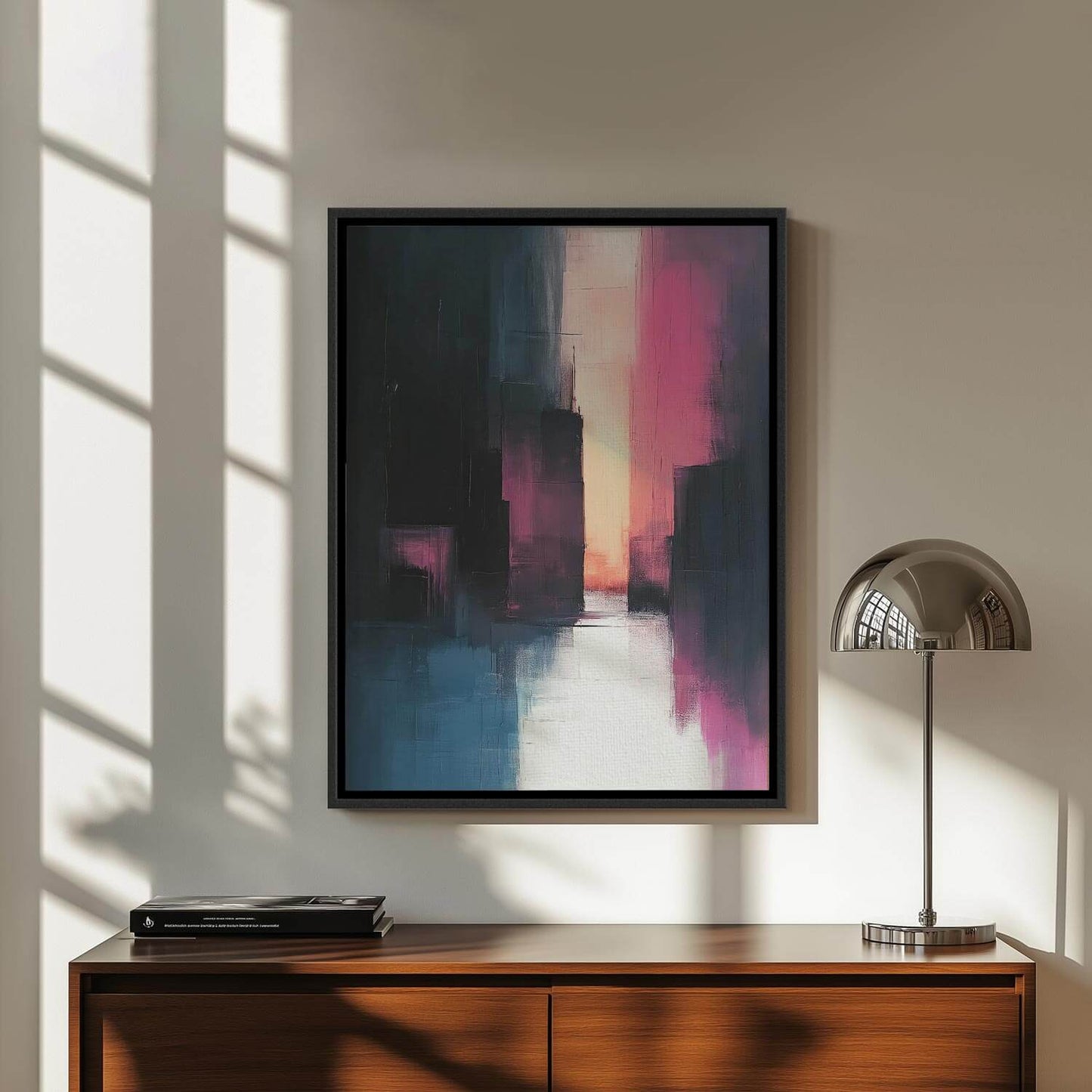 Colmar - Abstract Framed Canvas