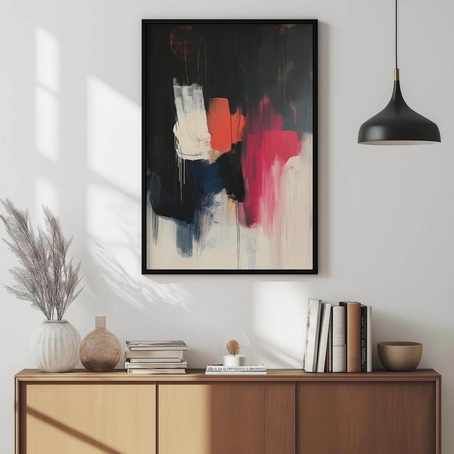 Seoul - Urban Abstract Art Framed Print