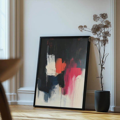 Seoul - Urban Abstract Art Framed Print